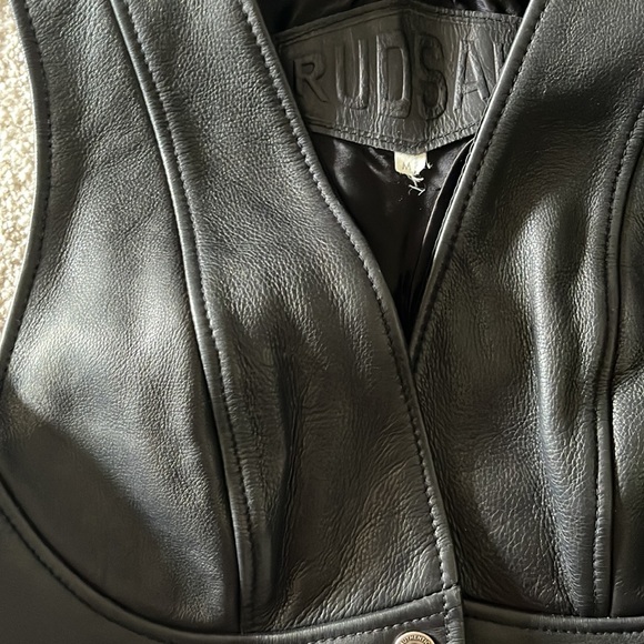 RUDSAK - Leather vest - Picture 4 of 4